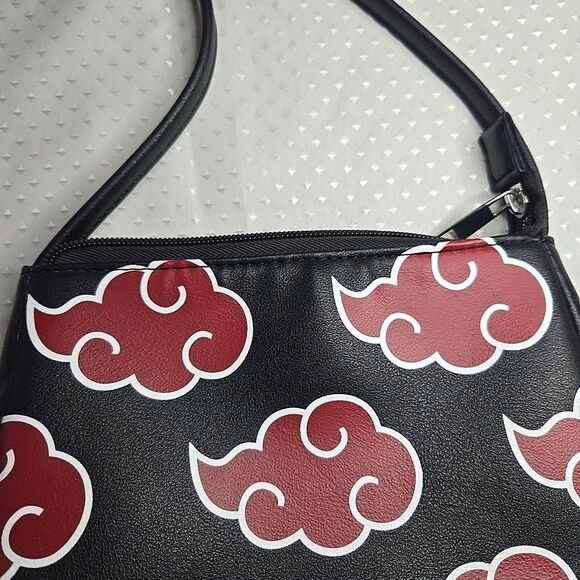 Rare Naruto Bioworld Shippuden Collection Clouds AOP Long Shoulder Bag Purse - Picture 5 of 14